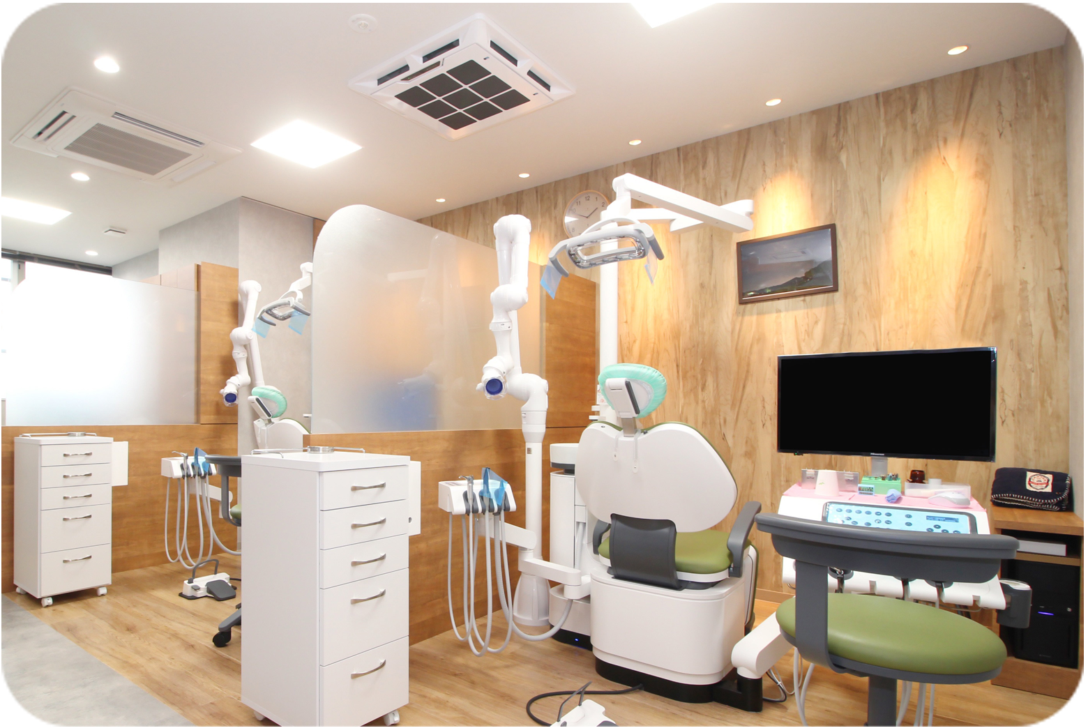 密閉防止の半個室空間